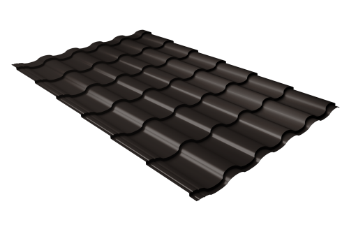 Профиль волновой кредо 0,45 Drap RR 32 темно-коричневый