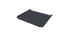 Кликфальц Pro Line Grand Line 0,5 PurLite Matt с пленкой на замках RAL 7024 мокрый асфальт