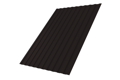 Профнастил С8А 0,45 Drap TX RAL 9005 черный