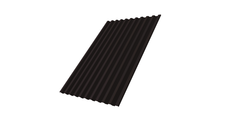 Профнастил С21R 0.45 Drap TX RAL 9005 черный