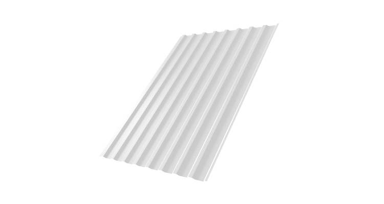 Профнастил С20В 0,7 PE RAL 9003 сигнальный белый