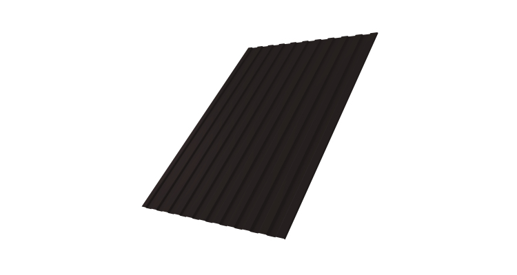 Профнастил С8A 0,45 Drap-double TX RAL 9005 черный