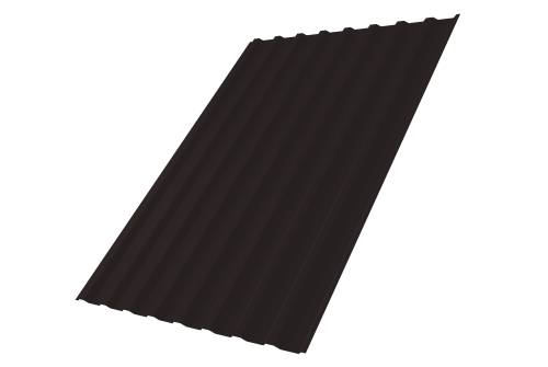 Профнастил С20B Grand Line 0,5 Drap TX RAL 9005 черный