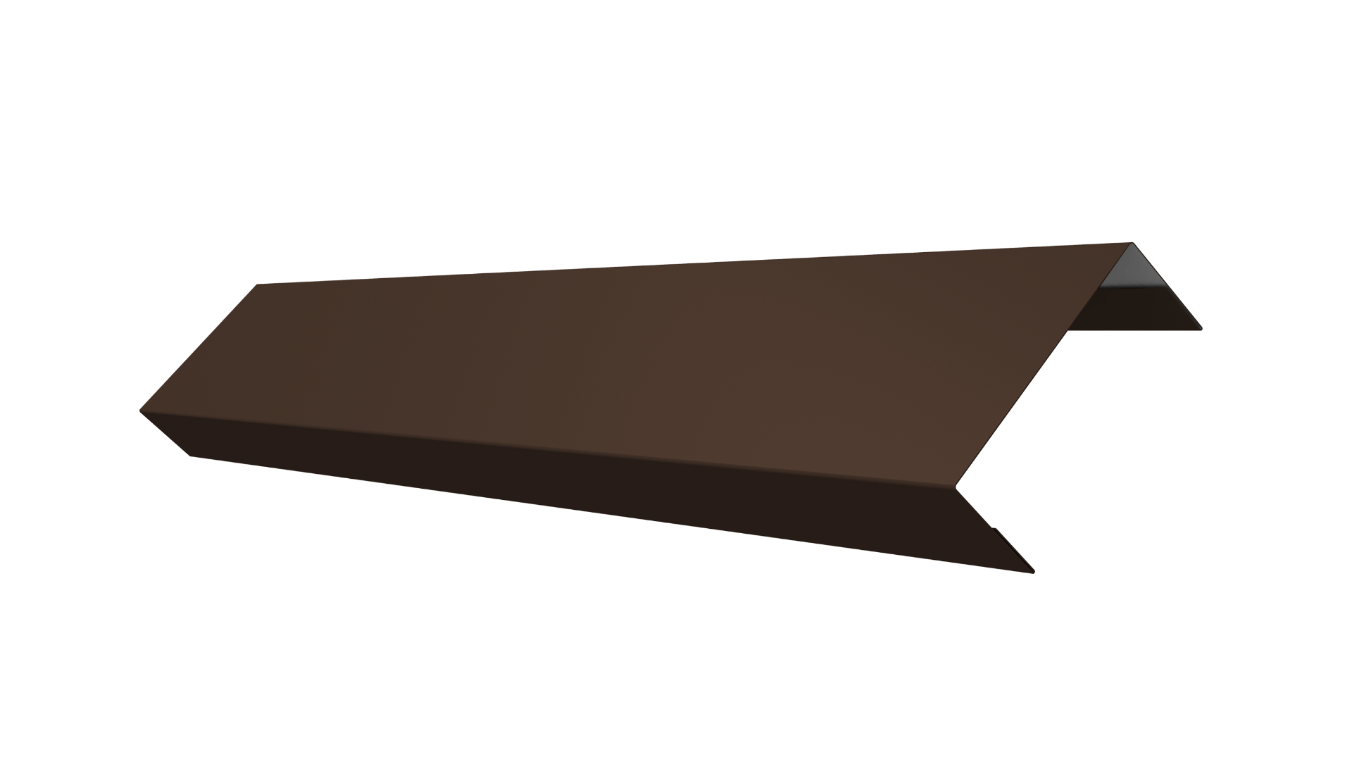 Ламель обратная 50 забора жалюзи Texas 0.5 Velur X с пленкой RAL 8017 шоколад