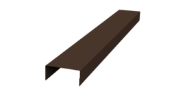 Крышка 45х20 жалюзи Texas 0,5 Satin RAL 8017 шоколад (2м)