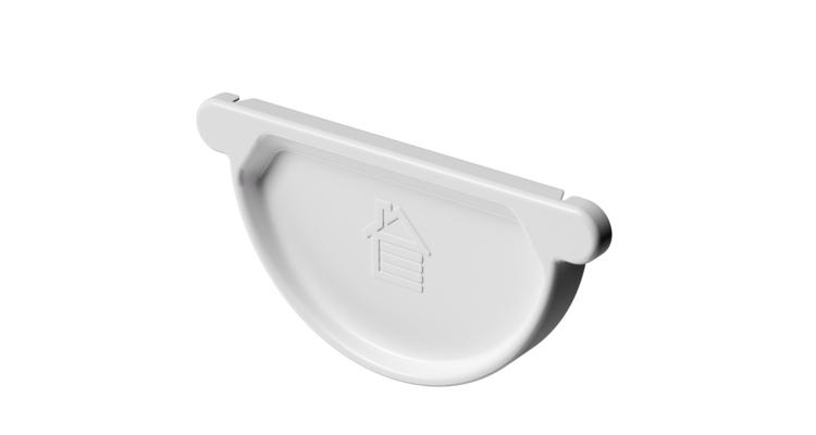 Заглушка желоба Stal Premium, пломбир